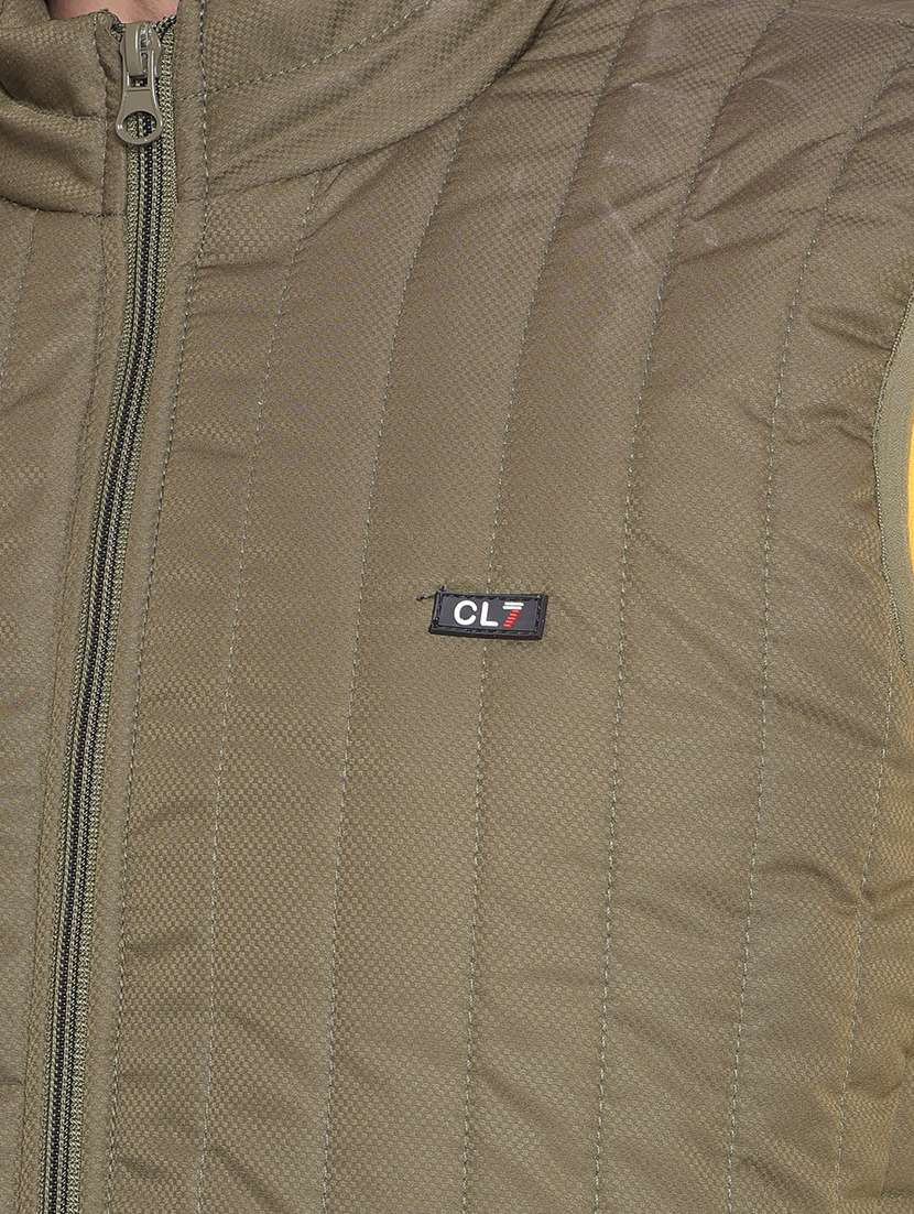 men solid sleeveless quilted jacket - 20137412 - Standard Image - 5