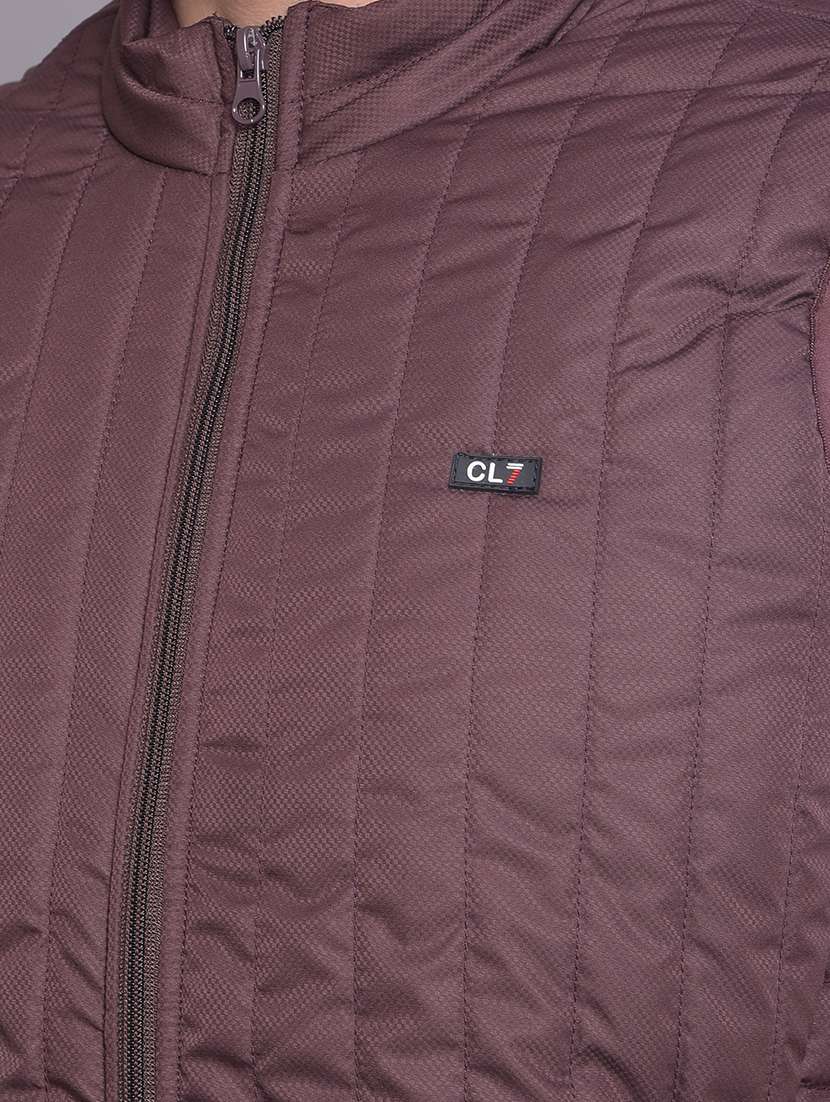 men solid sleeveless quilted jacket - 20137413 -  Standard Image - 5