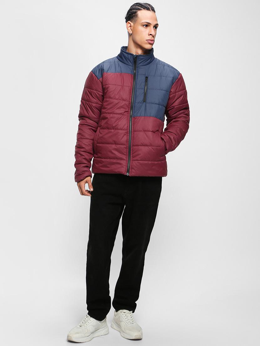 men's color block puffer jacket - 20145516 - Standard Image - 3
