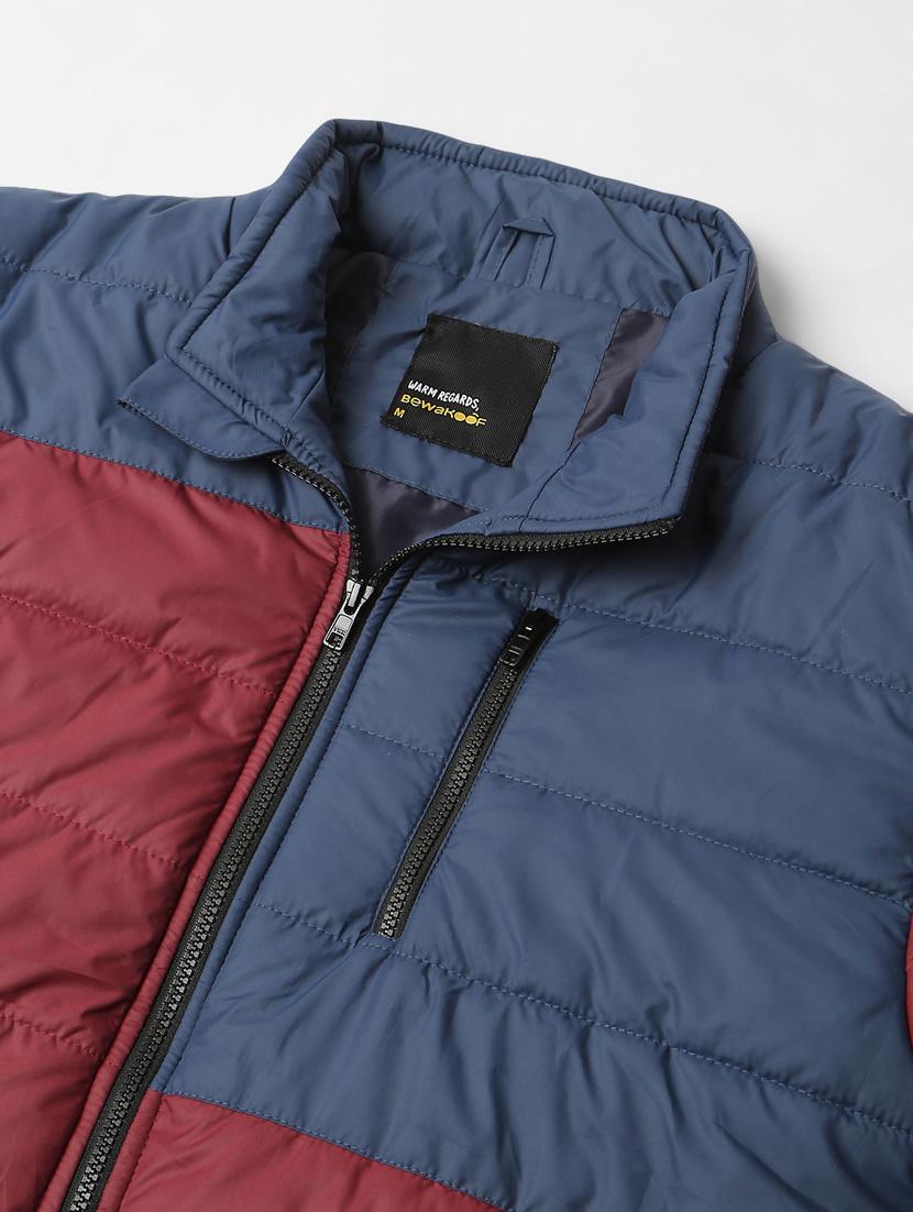 men's color block puffer jacket - 20145516 - Standard Image - 5