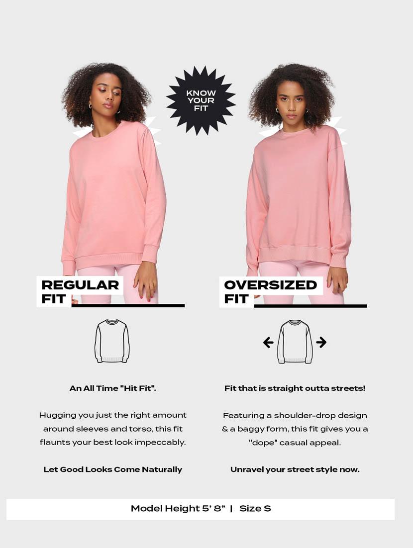 white solid round neck sweatshirt - 20145857 - Standard Image - 5