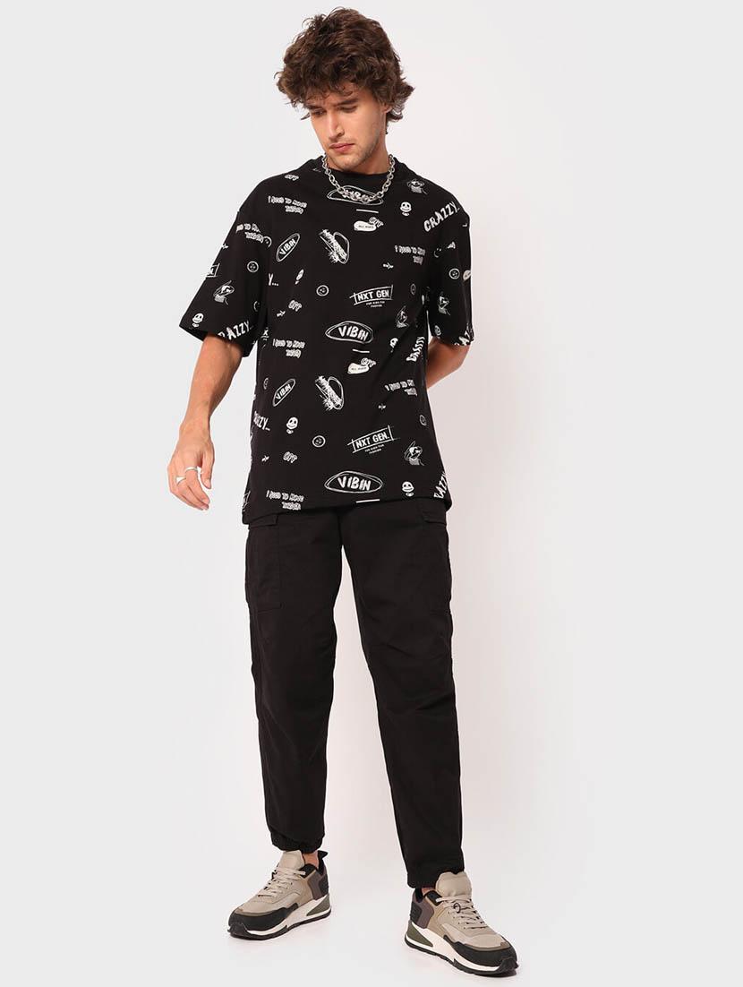 round neck printed regular t-shirt - 20148163 - Standard Image - 3