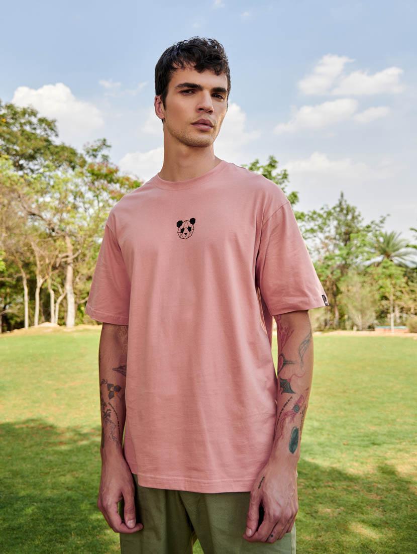 round neck printed regular t-shirt - 20148175 -  Zoom Image - 0