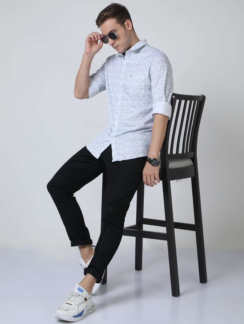 mens florals casual shirt - 20148601 -  Standard Image - 3