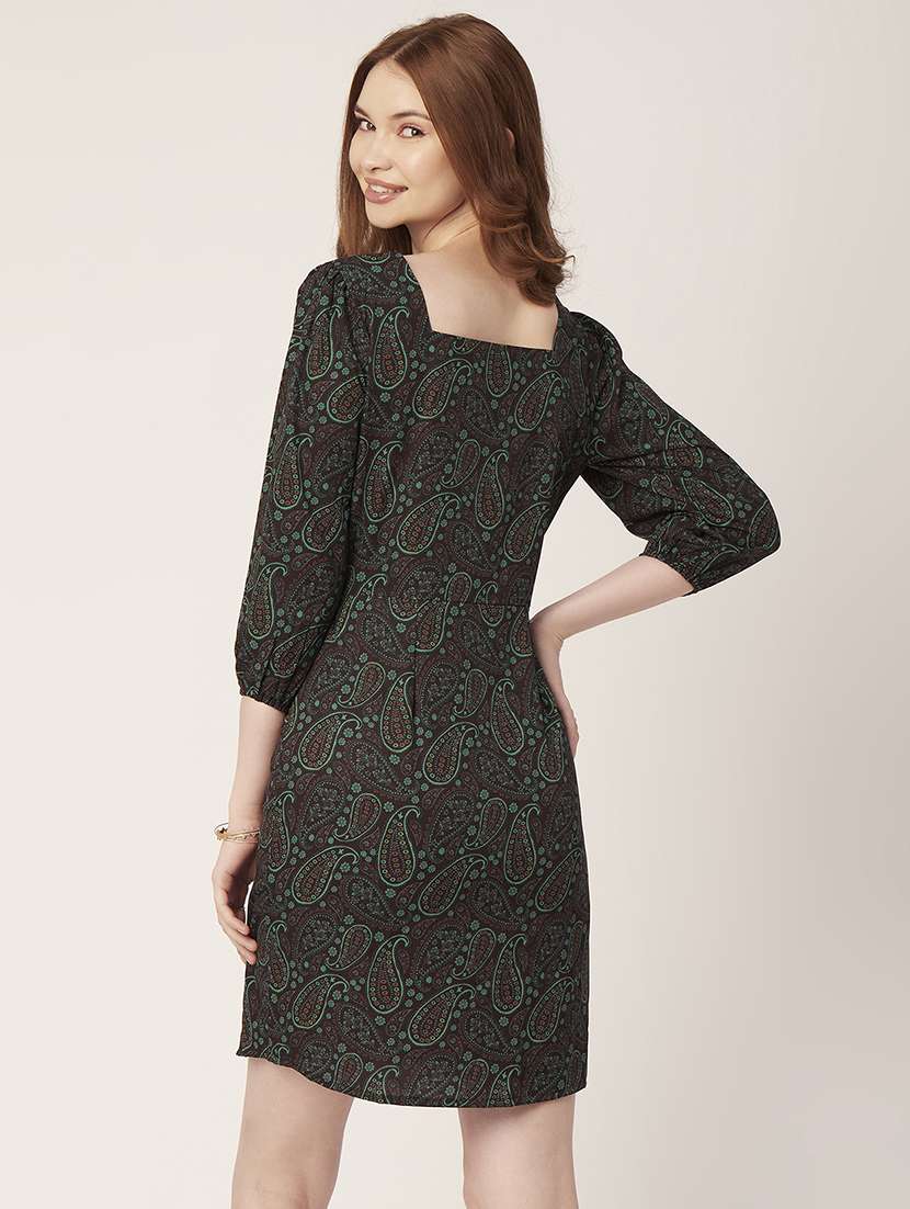 women's sheath paisley dress - 20148641 -  Standard Image - 3