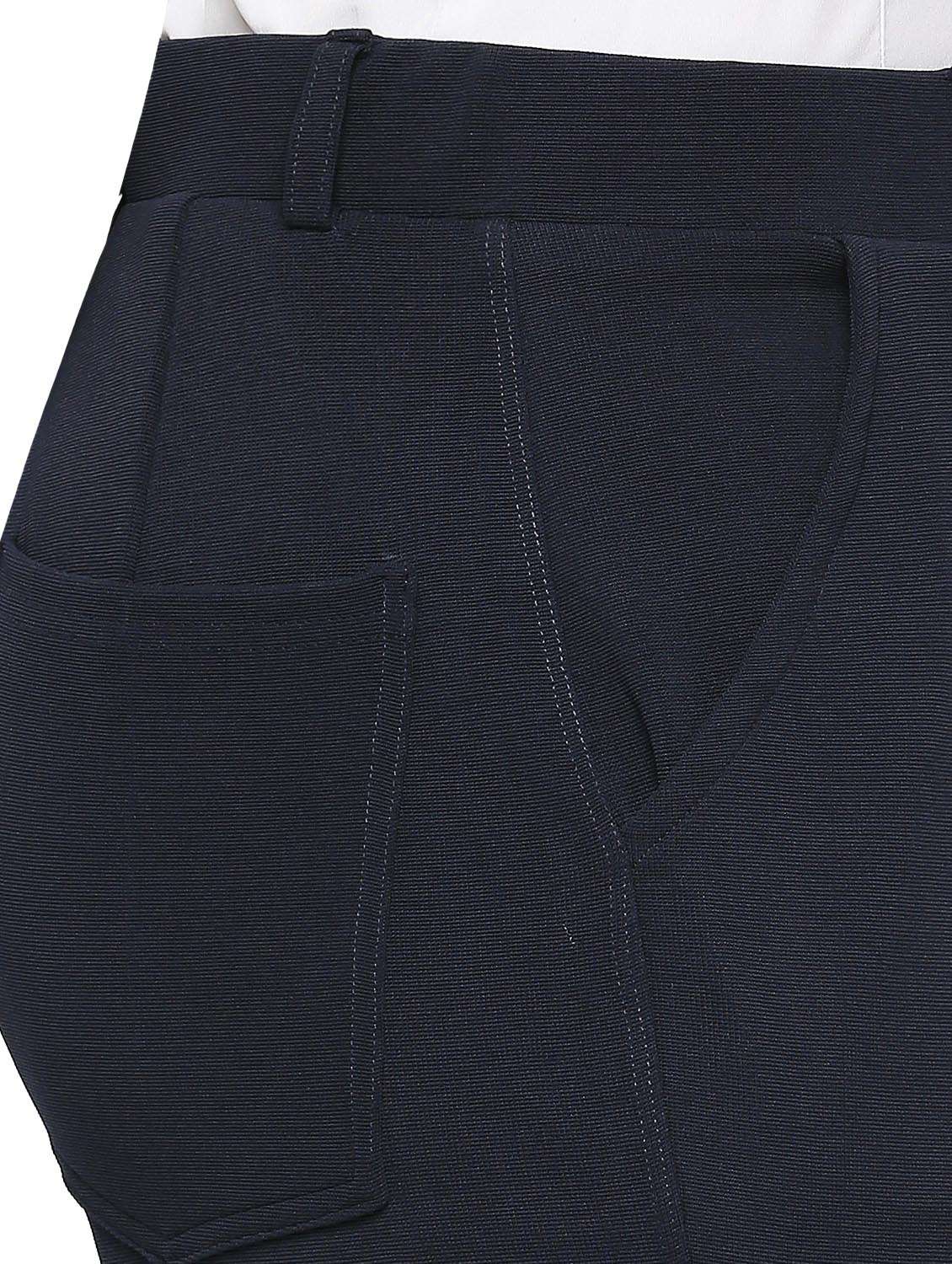 solid flat front slim fit trouser  - 20148642 -  Standard Image - 5