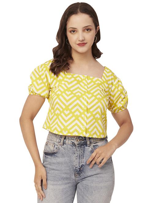 women's crop square neck top - 20149005 -  Standard Image - 0