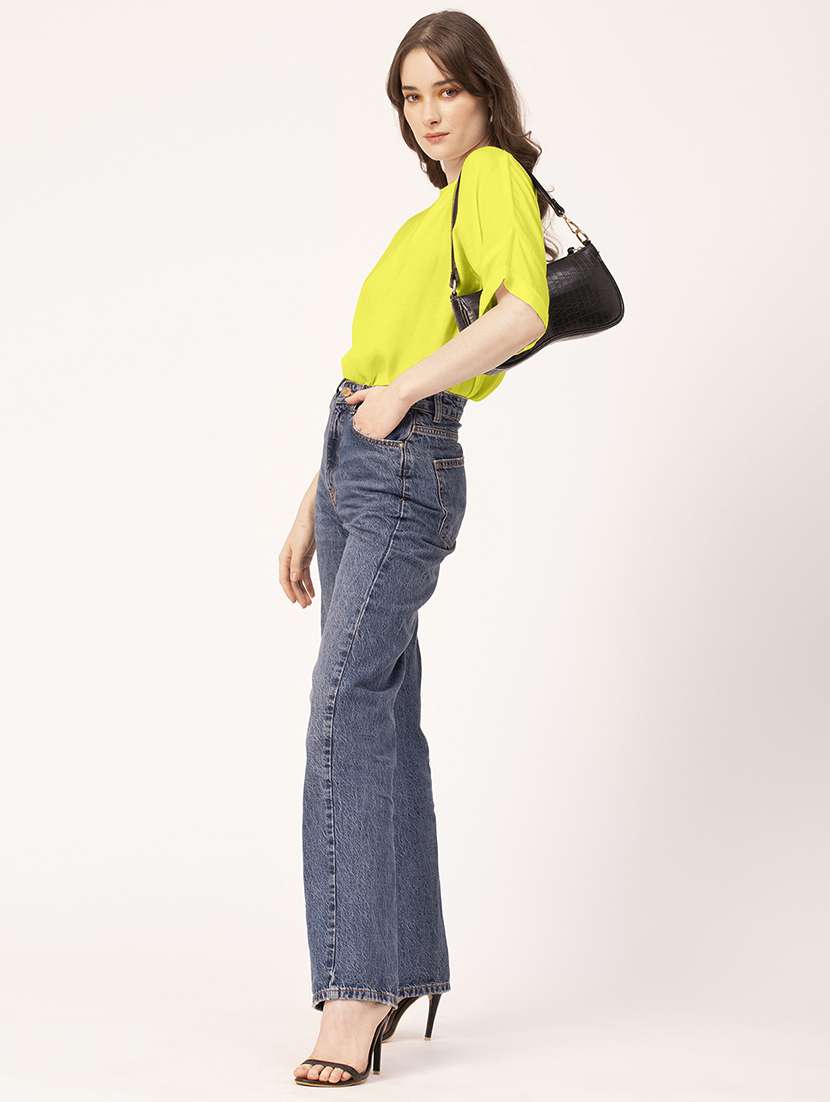 women's straight round neck top - 20149020 -  Standard Image - 3