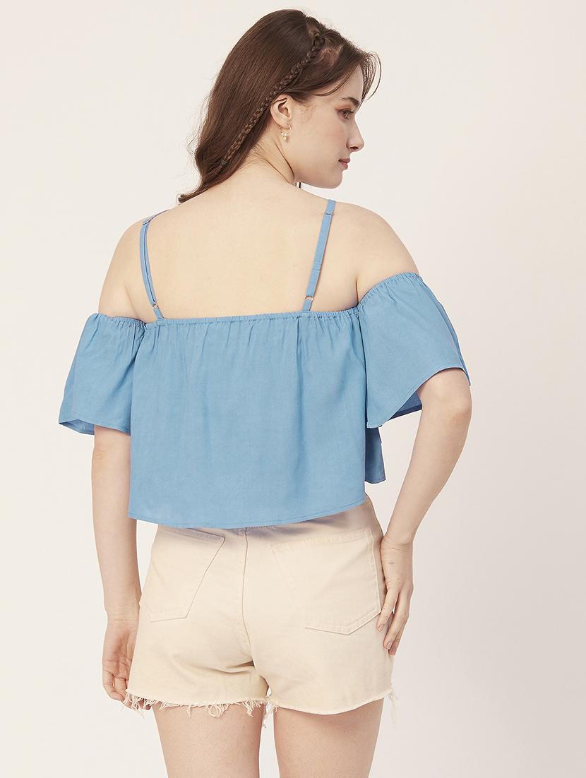 women's layered shoulder strap top - 20149044 - Standard Image - 3