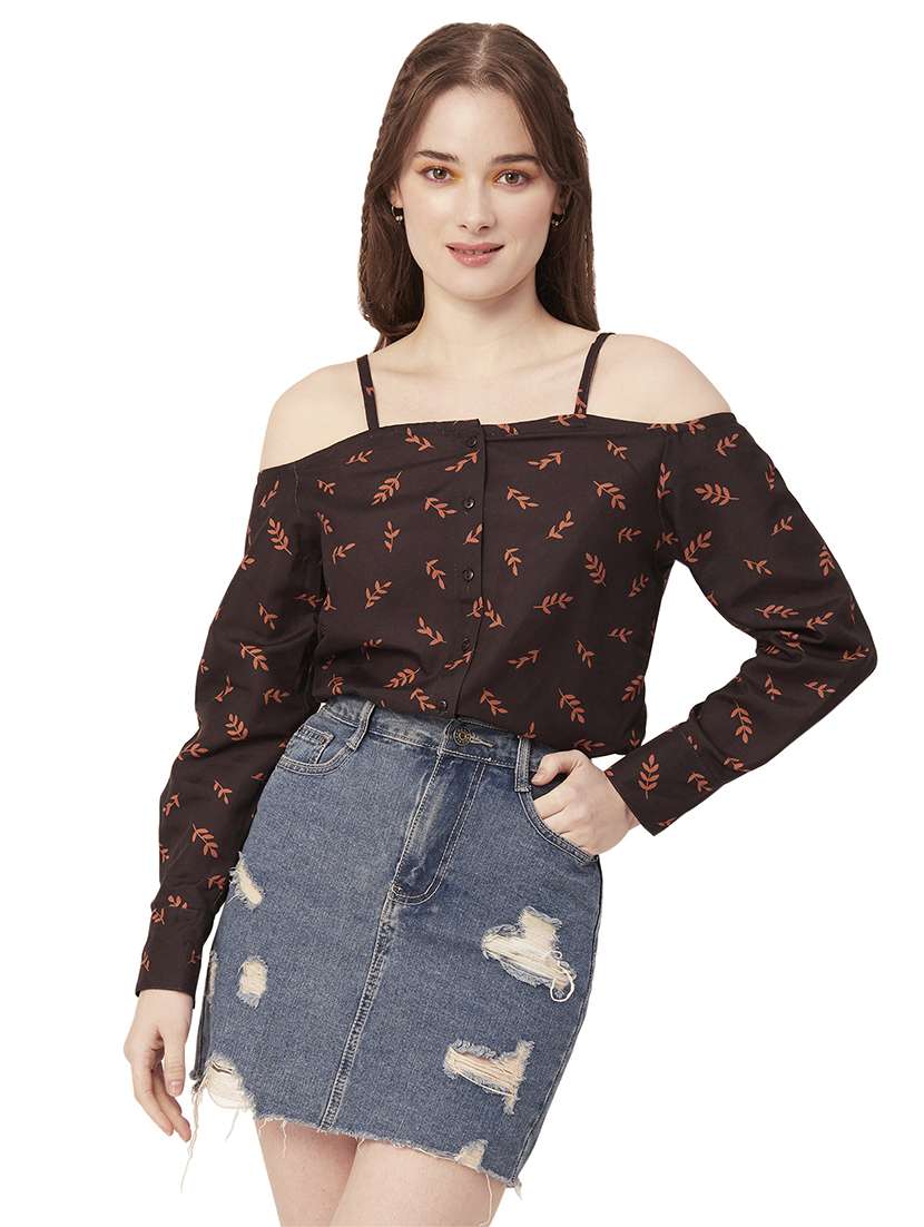 women's crop shoulder strap top - 20149049 - Zoom Image - 0