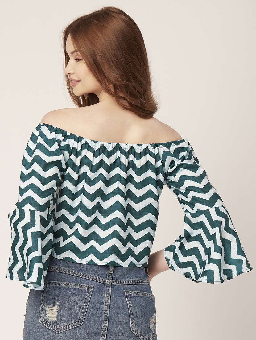 women's crop off shoulder top - 20149070 -  Standard Image - 3