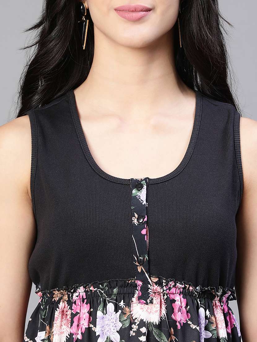 women's tiered dress floral dress - 20149231 -  Standard Image - 5