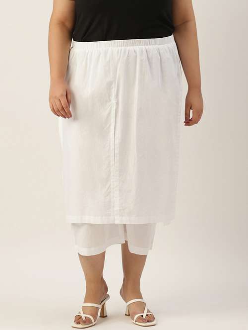 women solid color flat front culottes - 20149242 -  Standard Image - 0