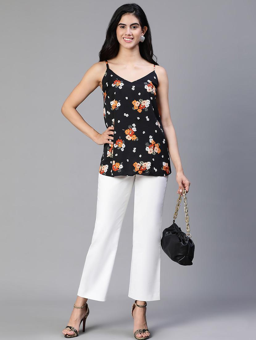 women's camisole v neck top - 20149282 - Standard Image - 3