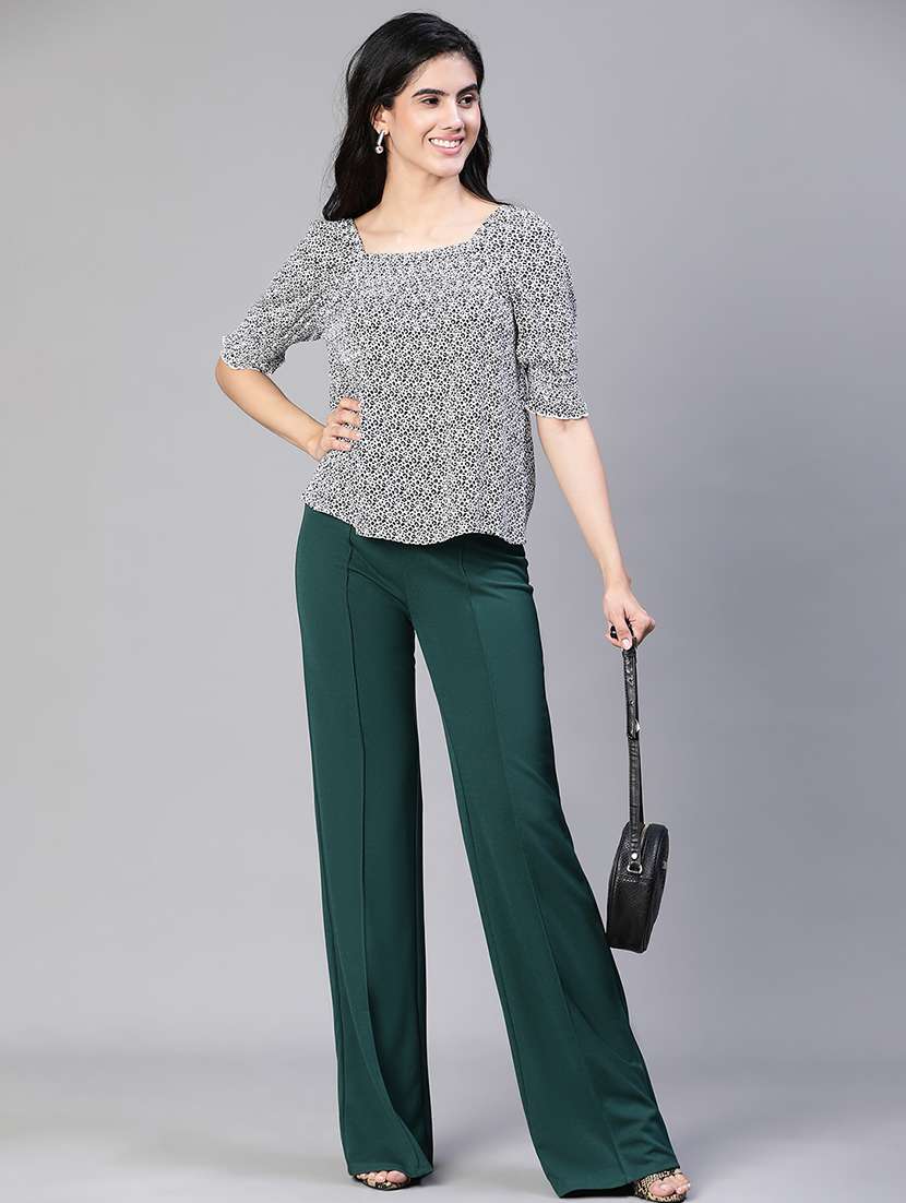 women's straight square neck top - 20149285 - Standard Image - 3
