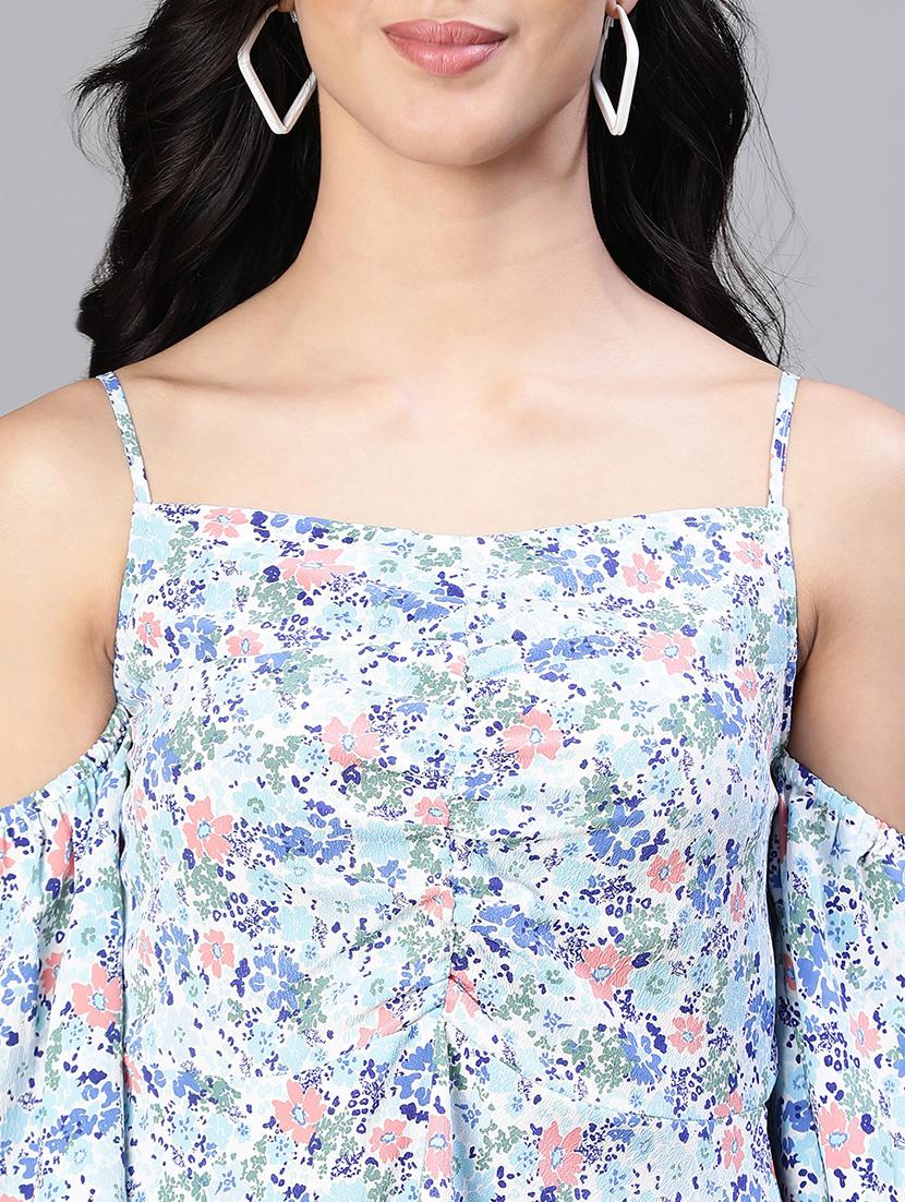 women white floral printed top - 20149293 - Standard Image - 5