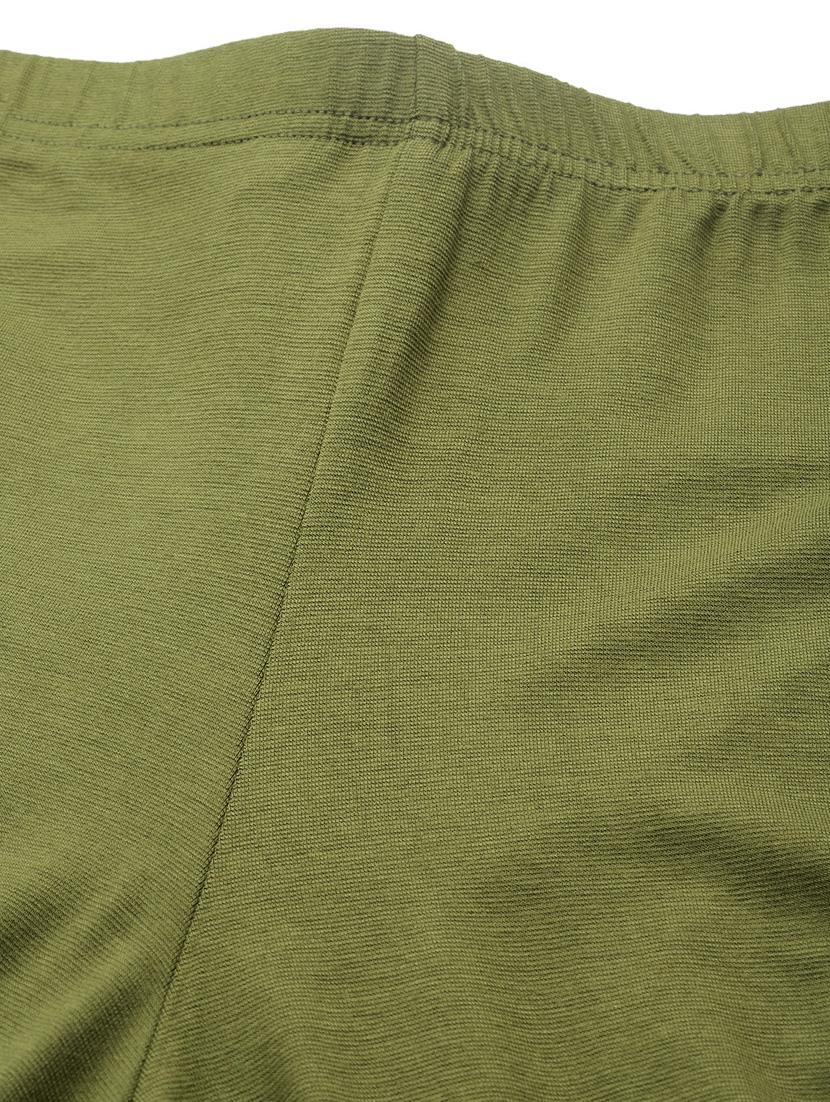green solid viscose palazzo - 20150023 - Standard Image - 5