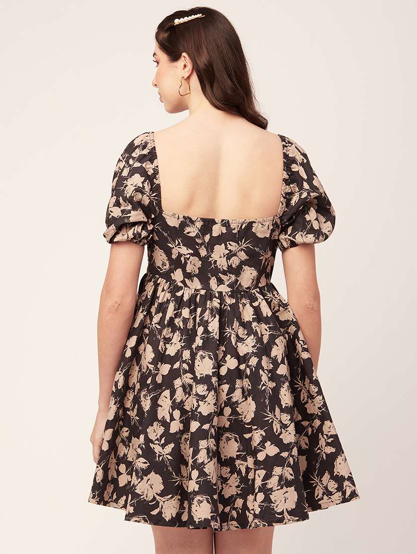 women's fit & flare floral dress - 20150105 -  Standard Image - 3