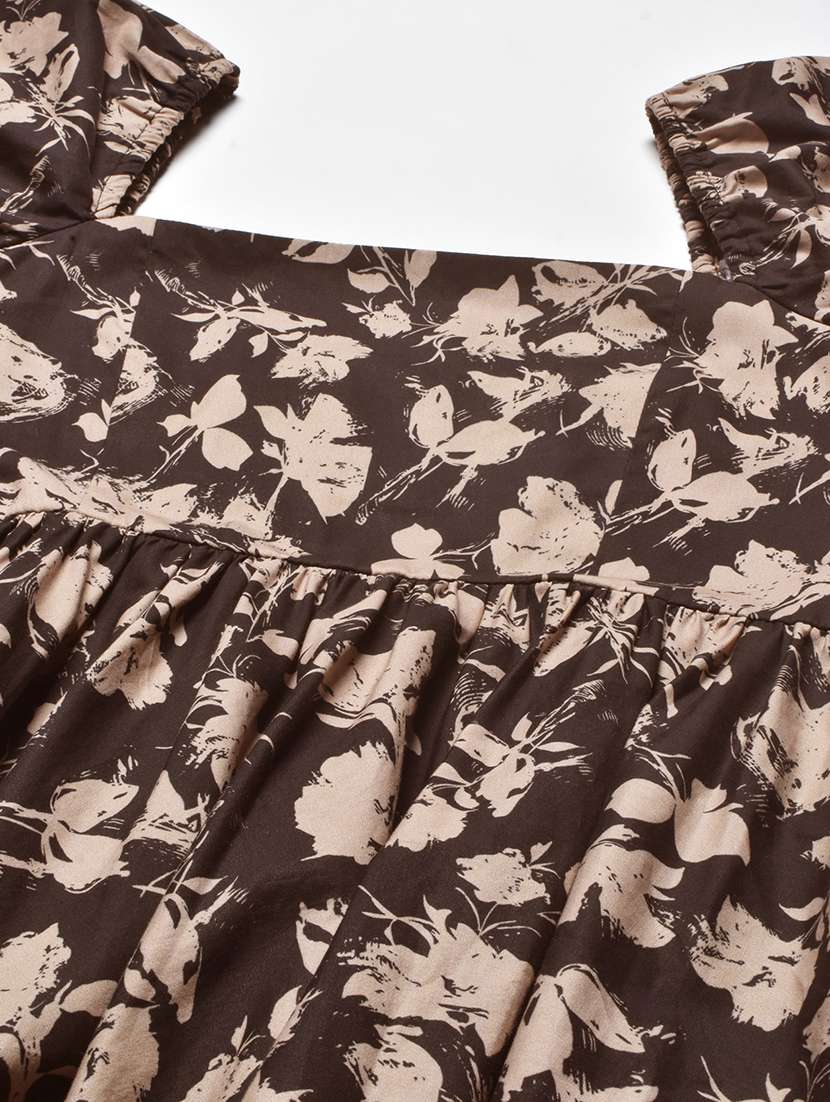 women's fit & flare floral dress - 20150105 -  Standard Image - 5