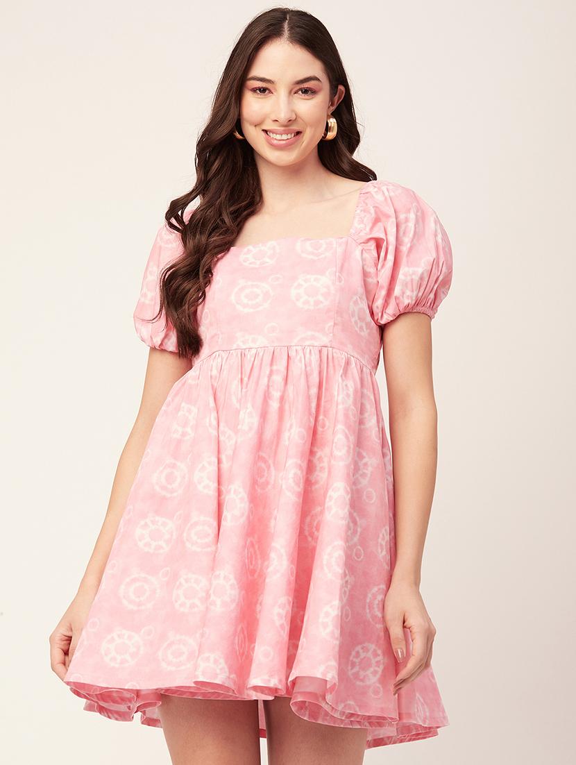 women's fit & flare shibori dress - 20150107 -  Zoom Image - 0