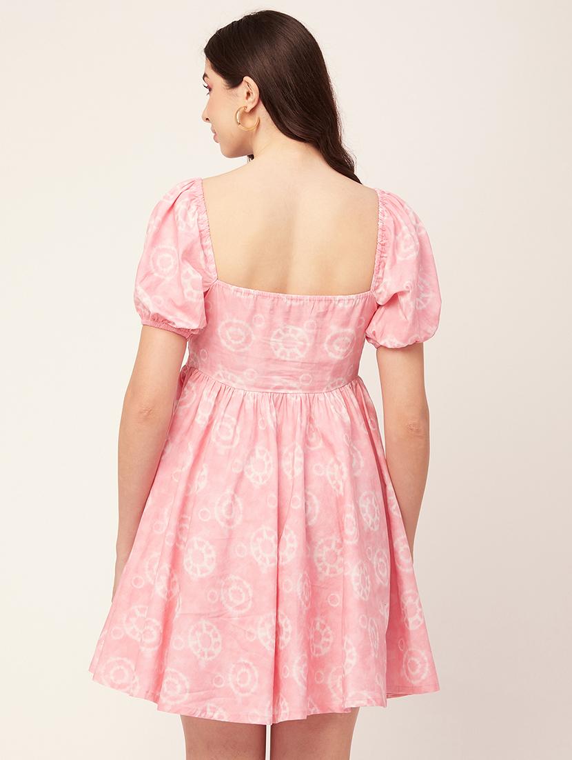 women's fit & flare shibori dress - 20150107 - Standard Image - 3