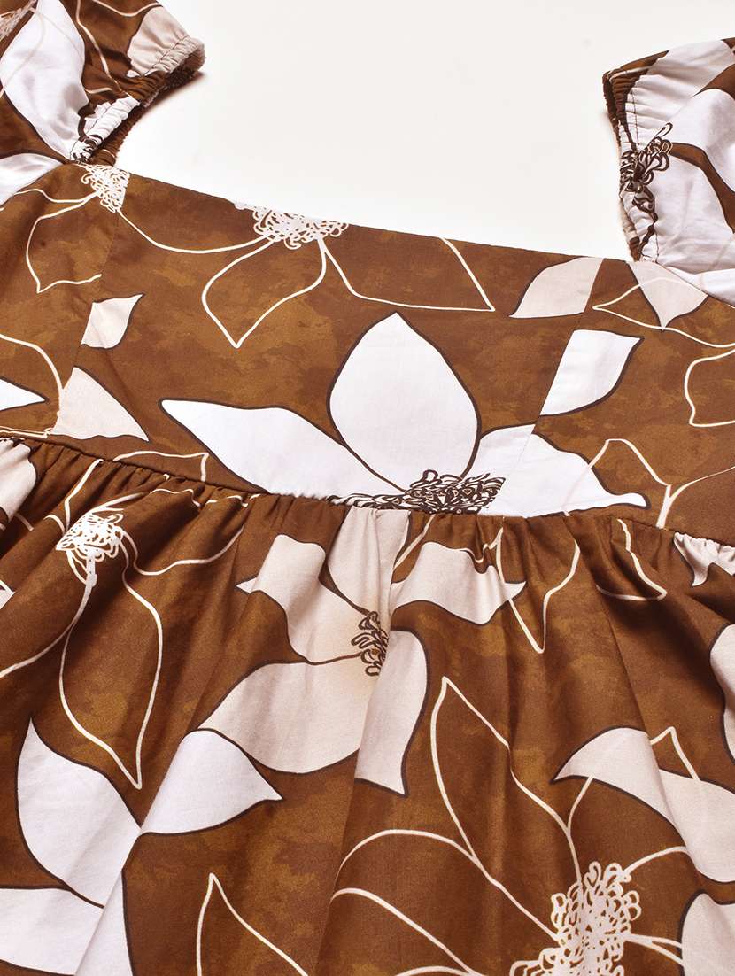 women's fit & flare floral dress - 20150109 -  Standard Image - 5