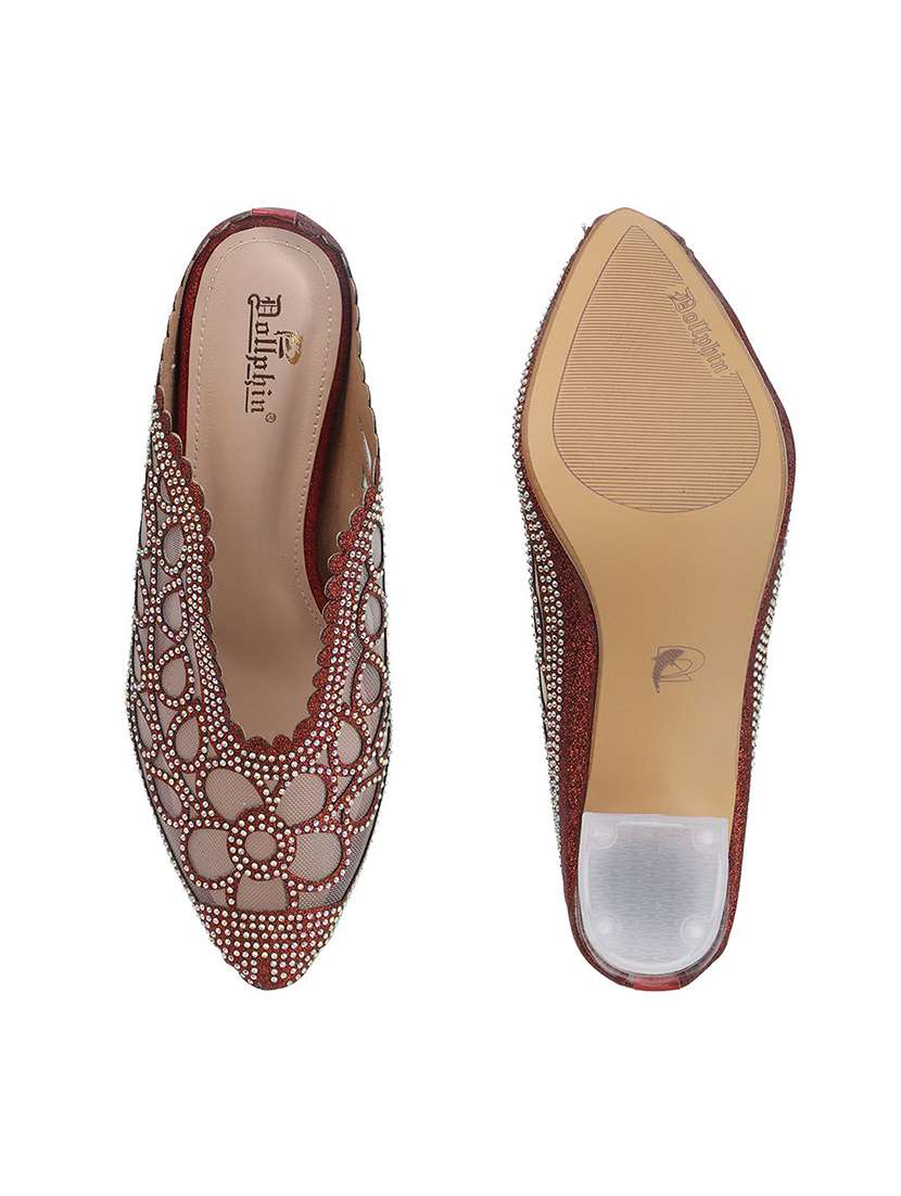 red pu mules - 20151214 -  Standard Image - 5