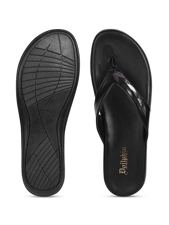 black pu slip on sandals - 20151217 -  Standard Image - 5