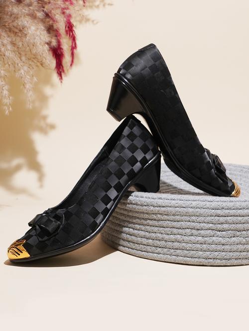 black pu slip on ballerina - 20151229 -  Standard Image - 0