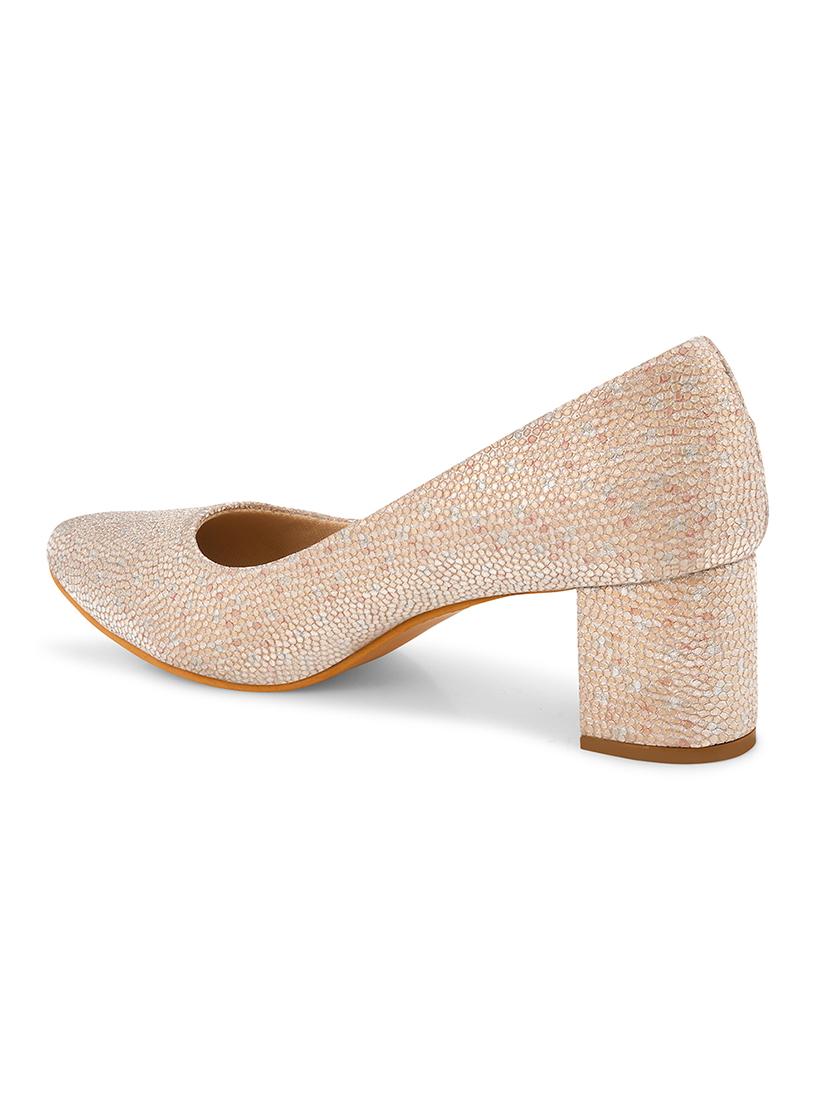 women gold slip on pump - 20151233 - Standard Image - 3