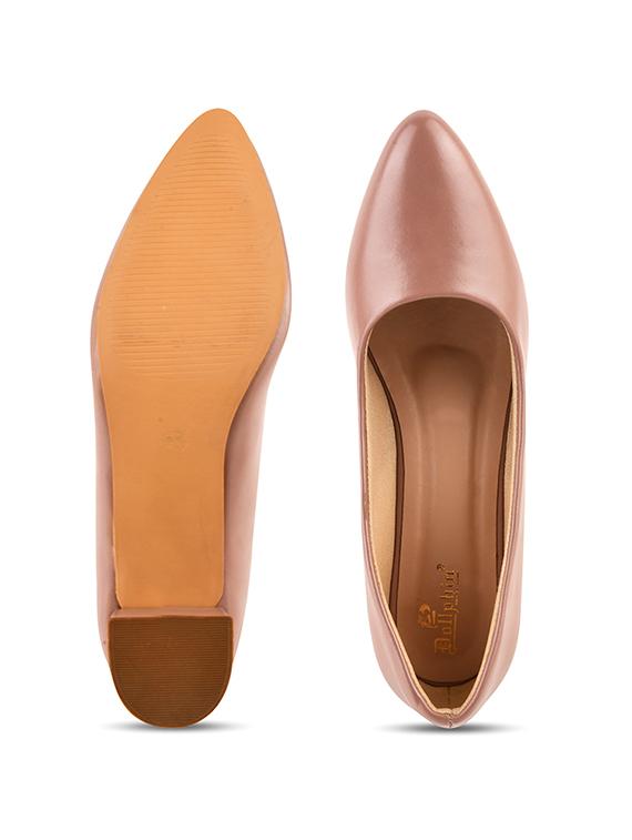 pink pu slip on pumps - 20151238 - Standard Image - 5