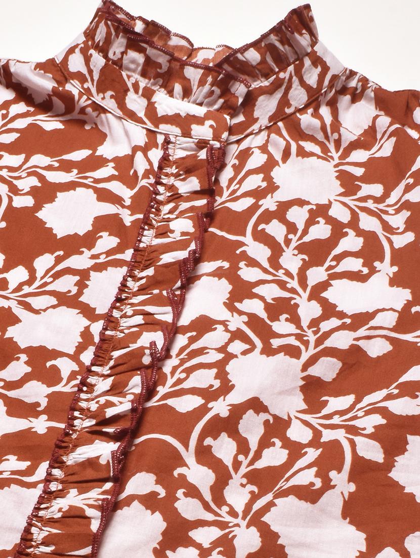 women's floral printed dress - 20152395 - Standard Image - 5