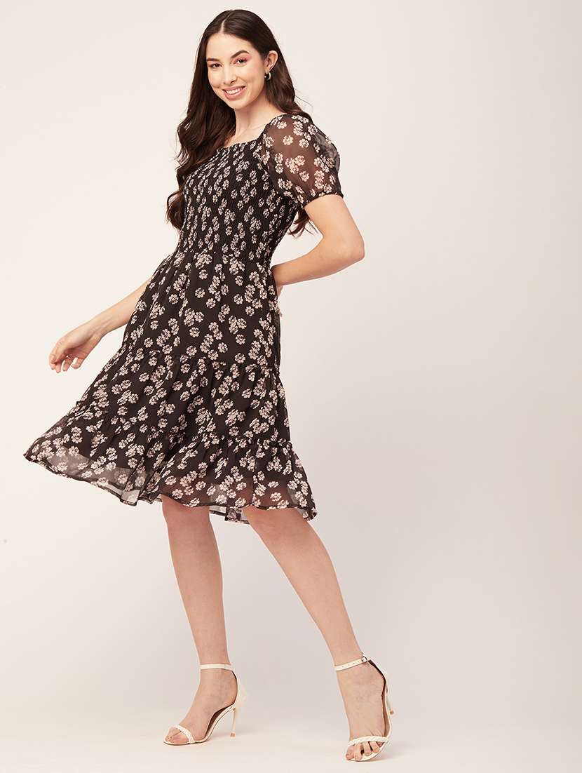 women's tiered dress floral dress - 20152400 -  Standard Image - 3