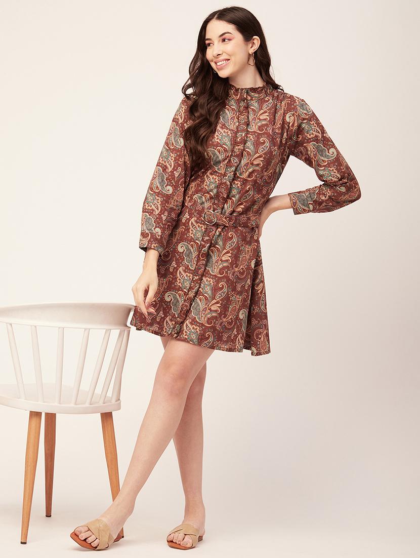 women's paisley dress - 20152402 - Standard Image - 3