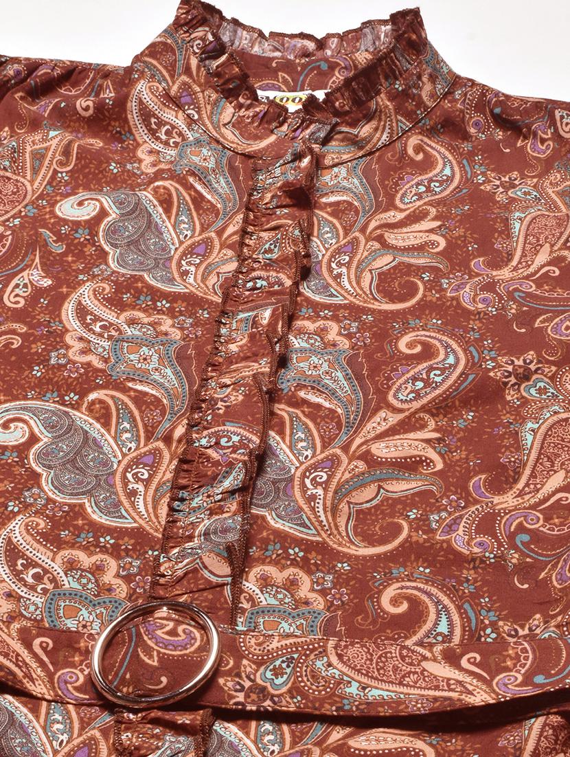 women's paisley dress - 20152402 - Standard Image - 5