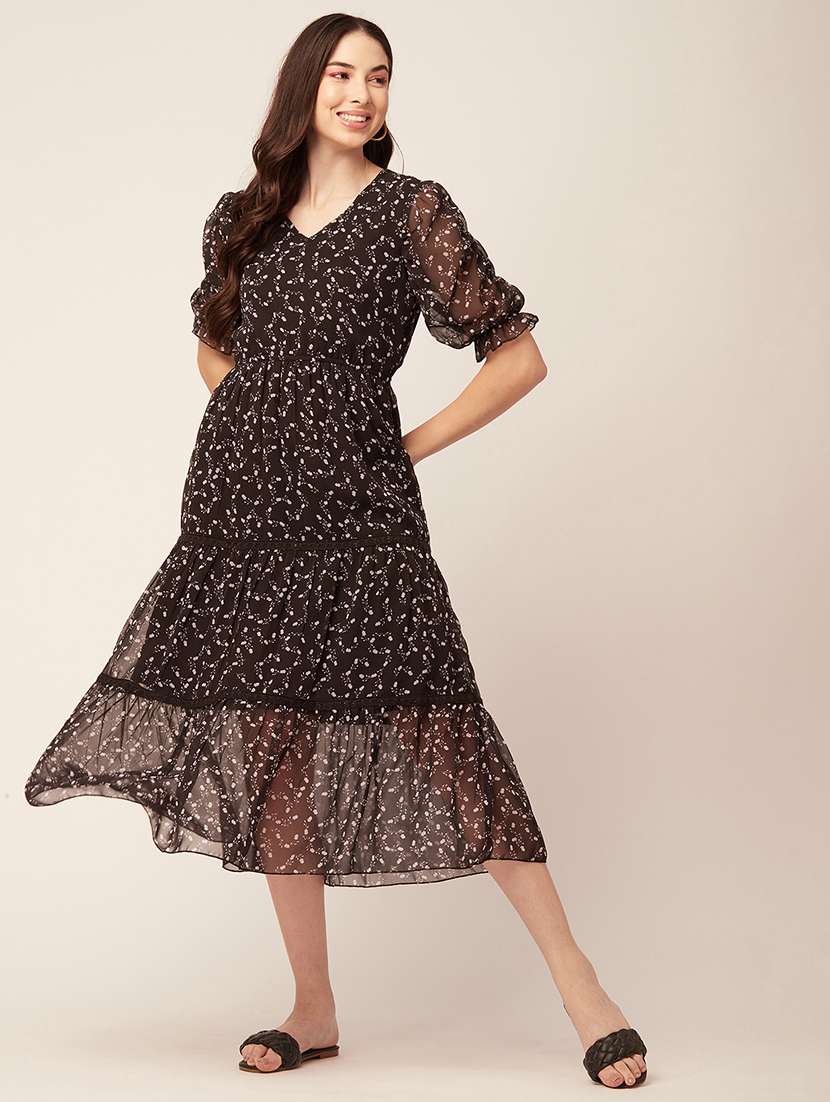 women's tiered dress floral dress - 20152410 - Zoom Image - 0