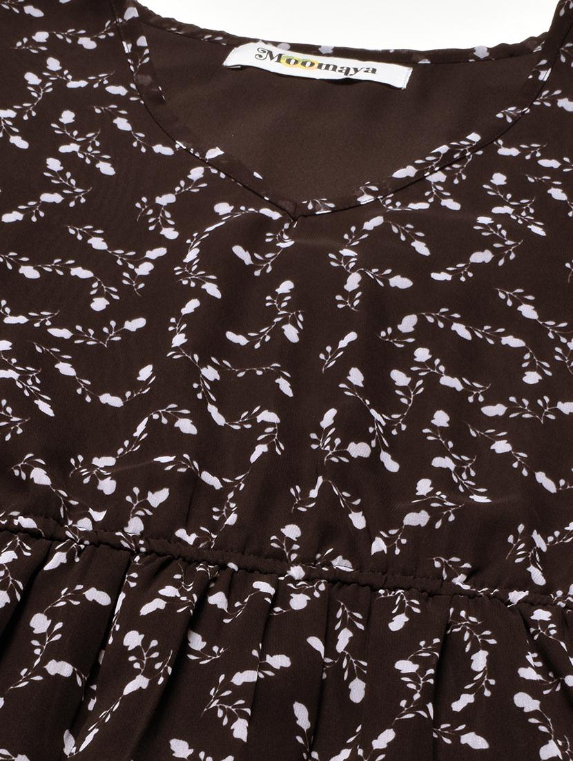 women's tiered dress floral dress - 20152410 - Standard Image - 5