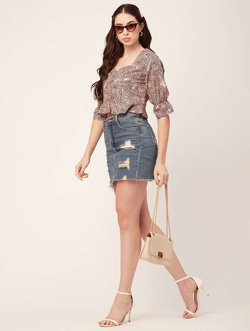 women's peplum sweetheart neck top - 20152431 - Standard Image - 3