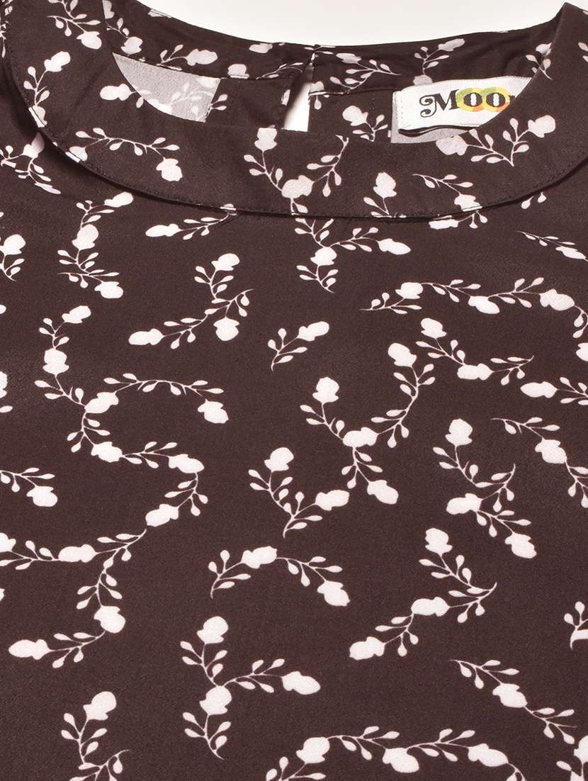 women's straight round neck top - 20152458 -  Standard Image - 5