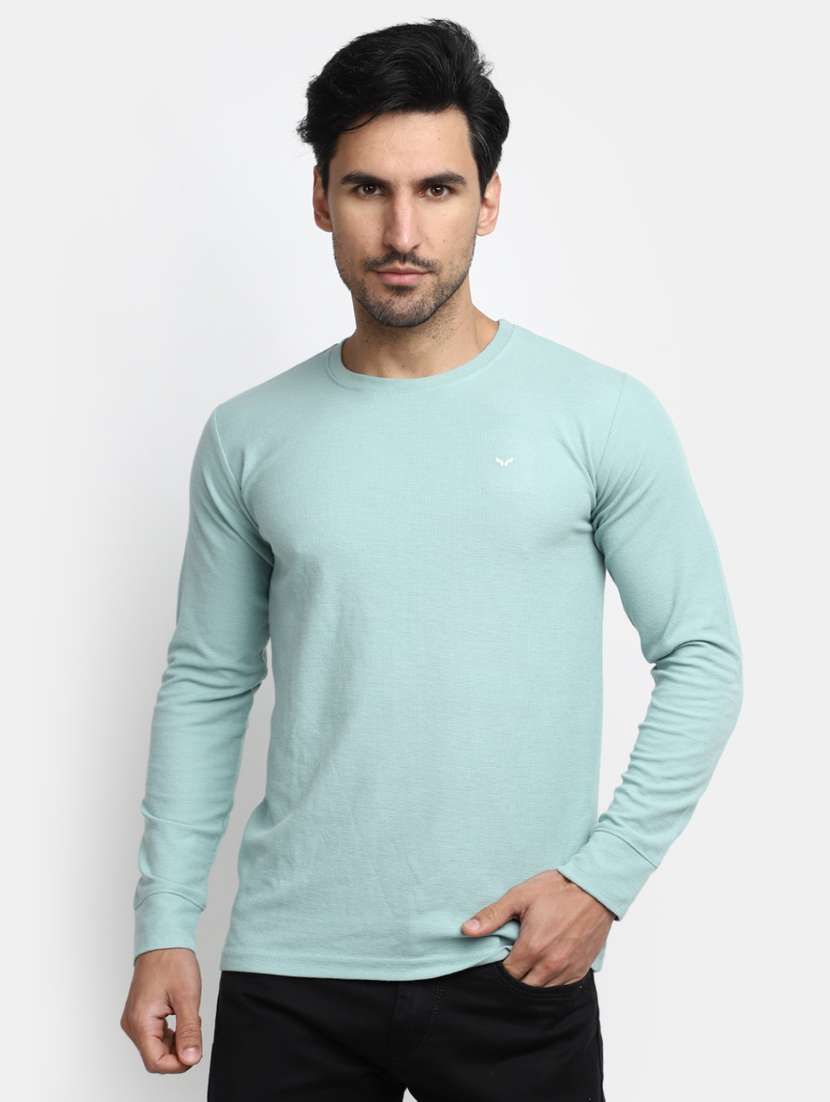 men solid round neck t-shirt - 20153168 - Zoom Image - 0