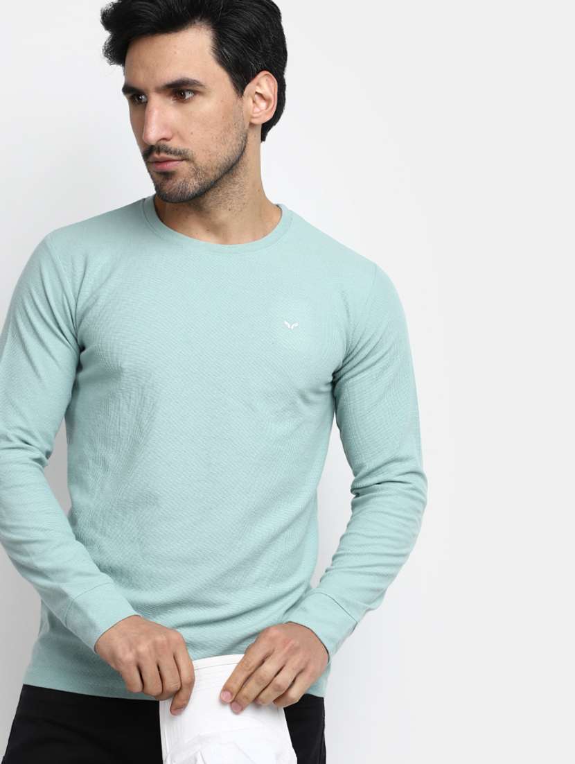 men solid round neck t-shirt - 20153168 - Standard Image - 3