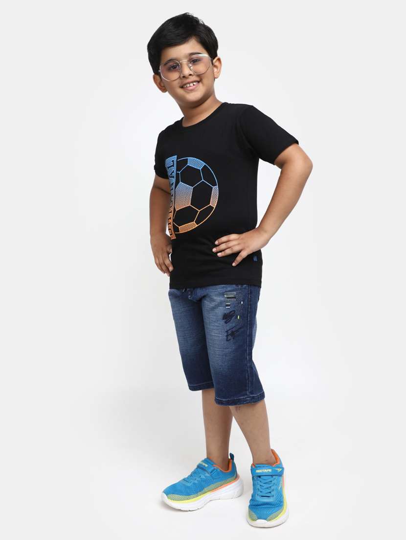 boys round neck printed t-shirt - 20153282 -  Standard Image - 3
