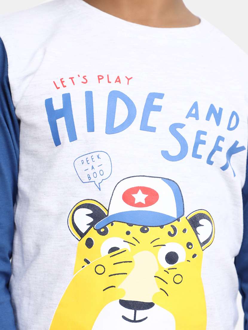 boys printed t-shirt and pajama set  - 20153502 -  Standard Image - 5