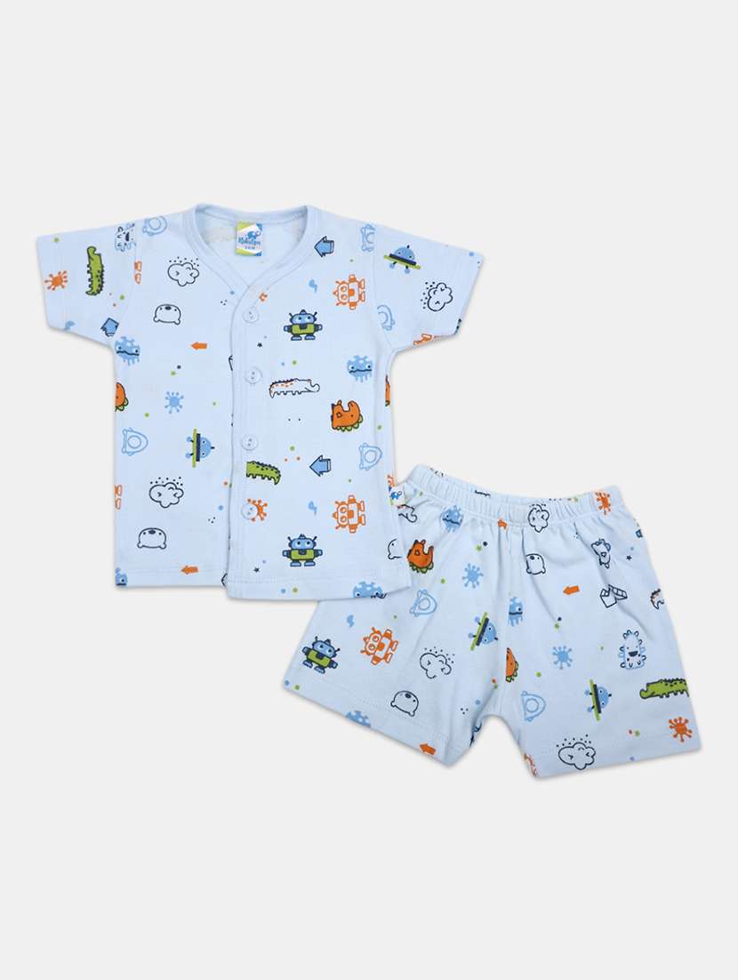 pack of 2 multi colored printed shorts twin set - 20153545 -  Standard Image - 3