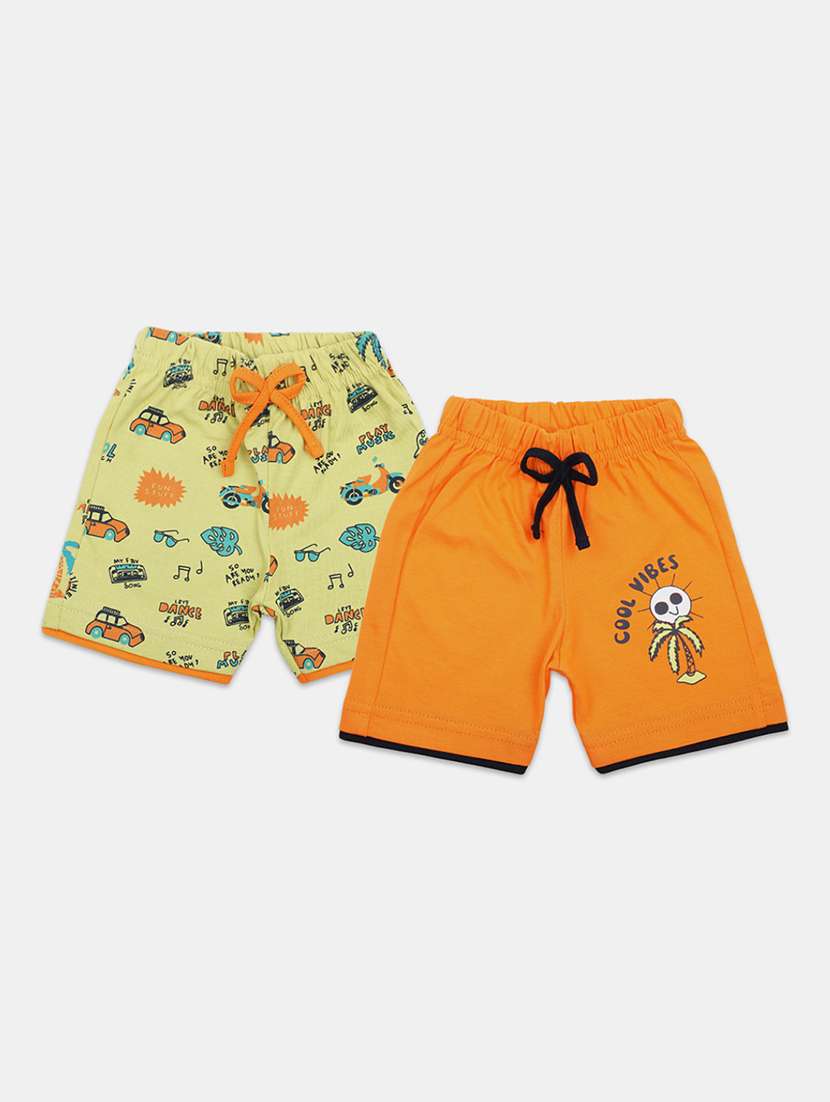 pack of 2 multi colored printed shorts