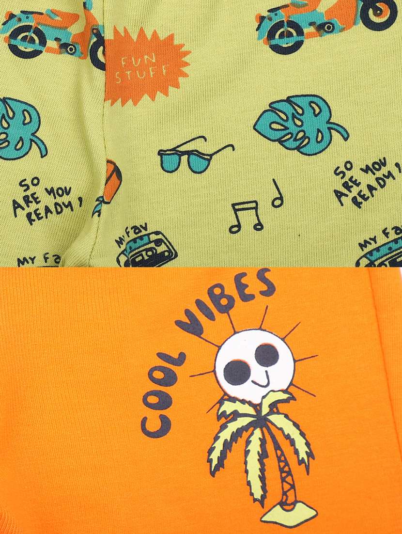 pack of 2 multi colored printed shorts - 20153633 -  Standard Image - 5