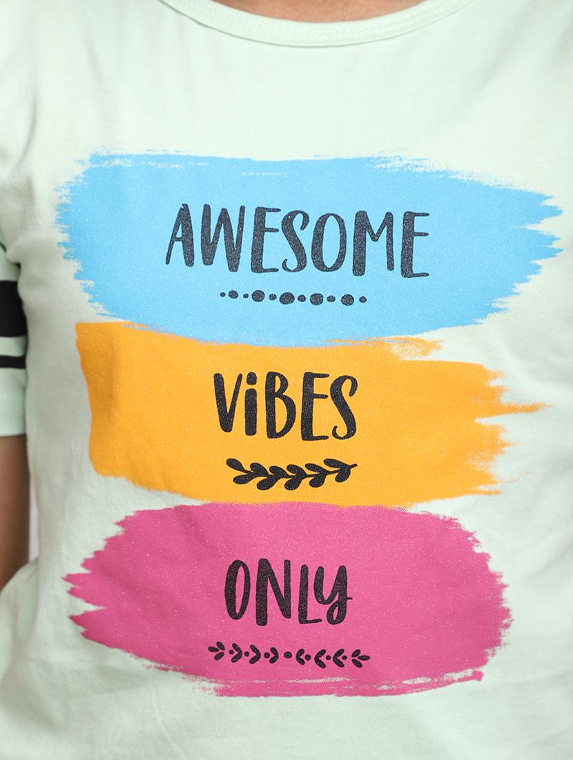 girls round neck printed regular tee - 20153669 - Standard Image - 5