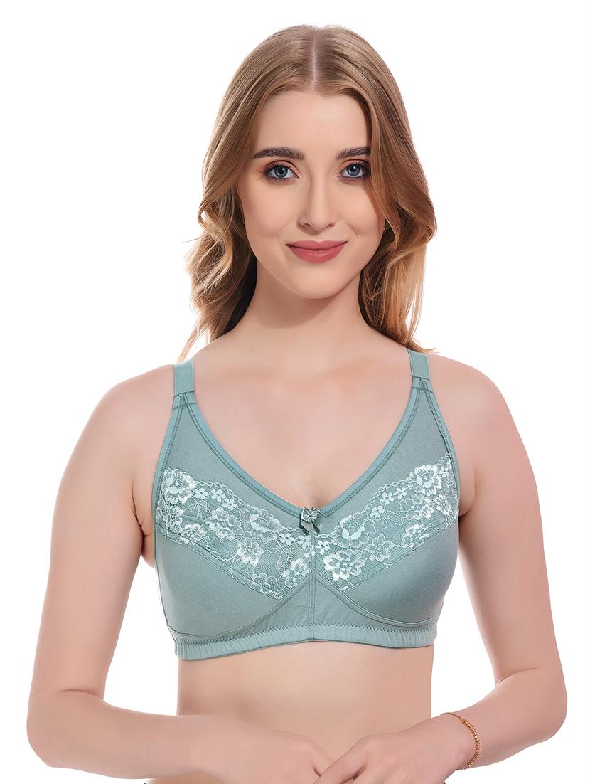 sea green lycra t-shirt bra - 20154372 - Zoom Image - 0