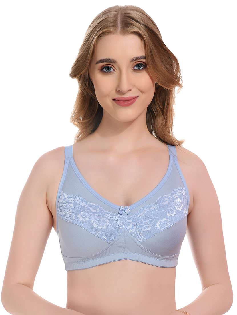 light blue lycra t-shirt bra - 20154375 -  Zoom Image - 0