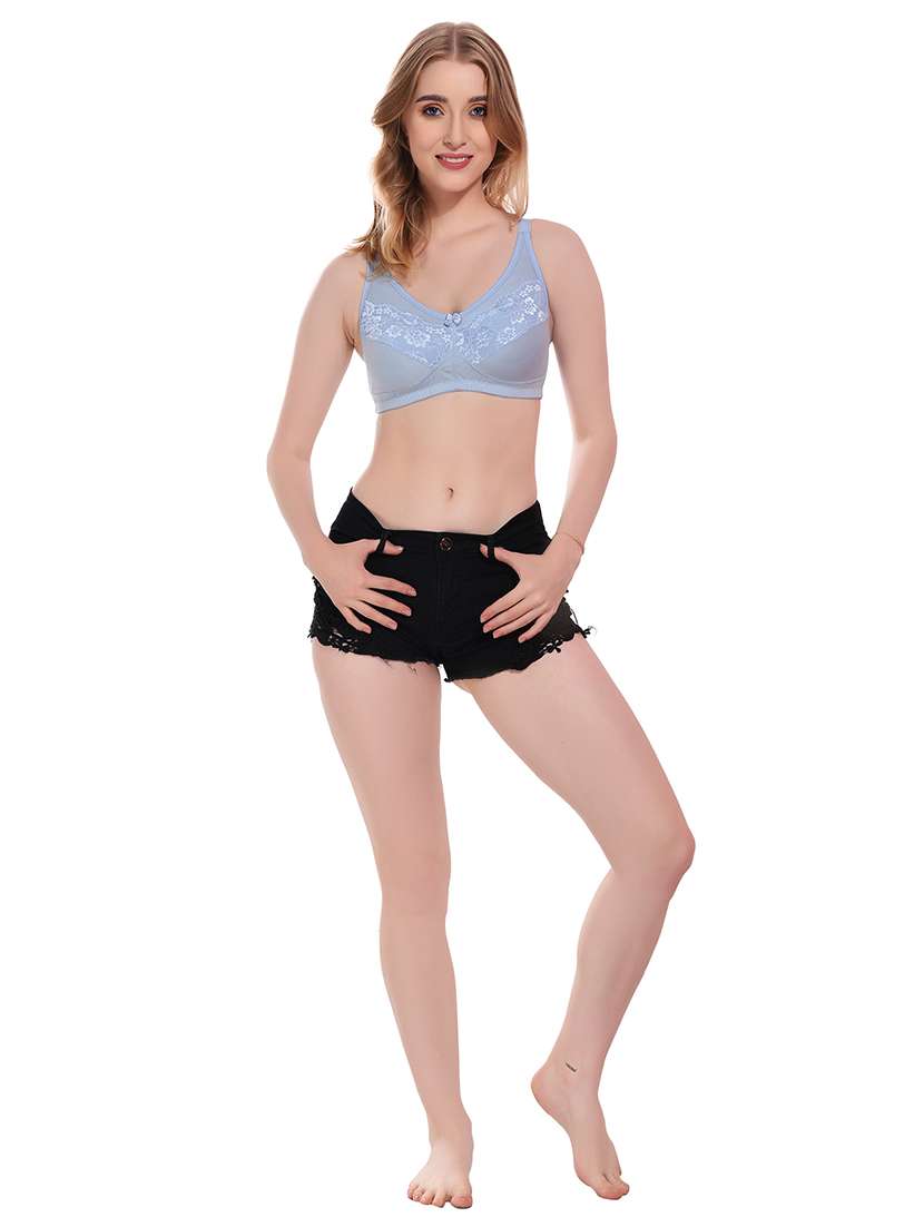 light blue lycra t-shirt bra - 20154375 - Standard Image - 3